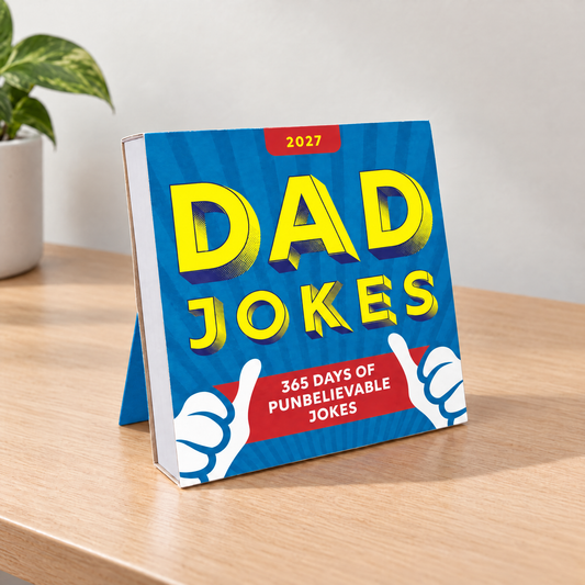 2027 Dad Jokes Boxed Calendar | Stand-Up Desk Calendar | Dad Gift