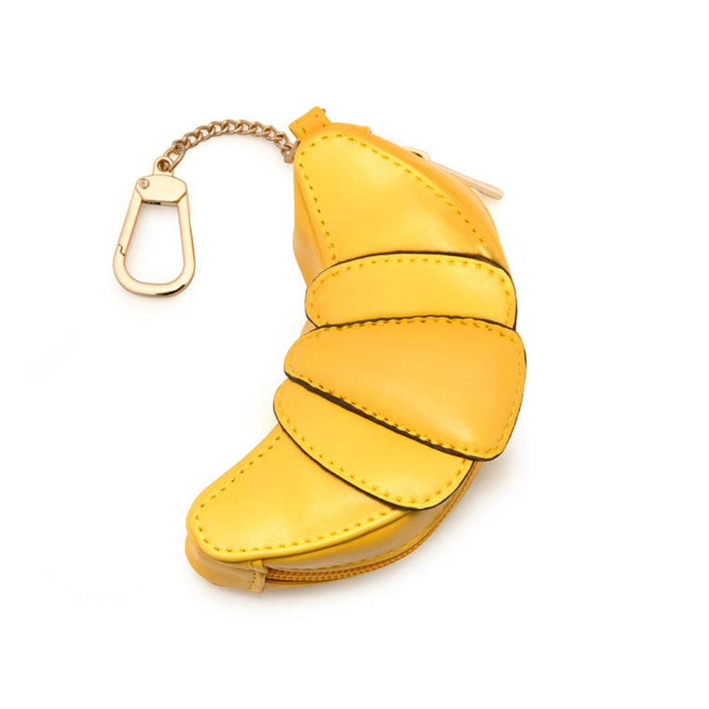 Croissant Bag Charm & Reusable Shopper Bag