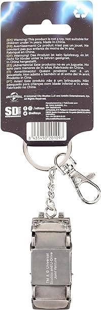 Back to the Future DeLorean 3D Metal Keychain-Toynk Toys-The Bullish Store