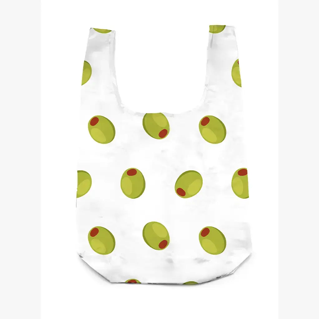 Green Olive Bag Charm & Reusable Shopper