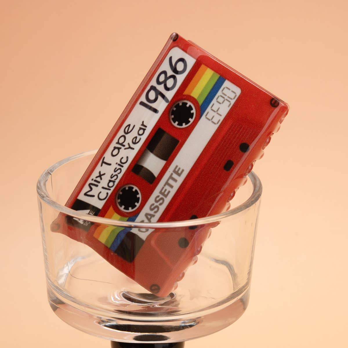 1986 Mix Tape Cassette Hair Claw