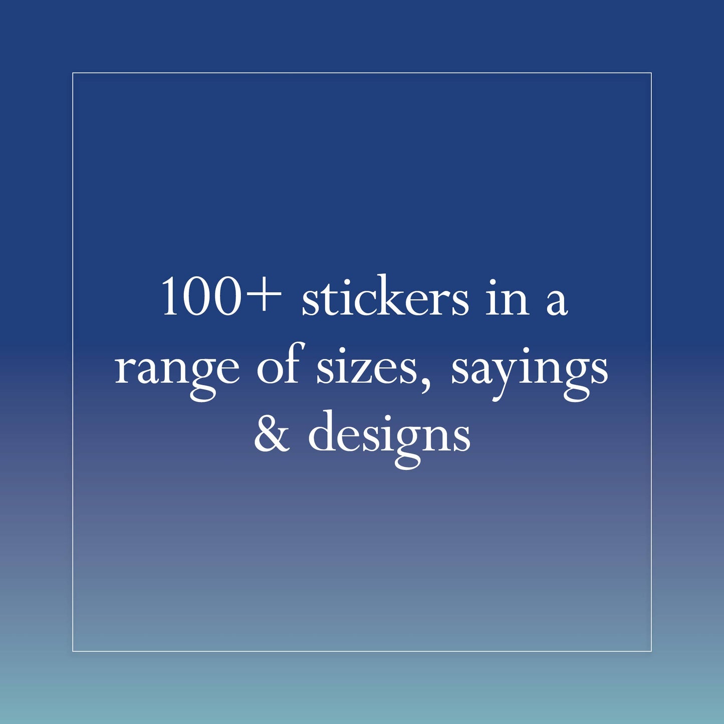 Disappointing Affirmations Sticker Book | 100+ Stickers