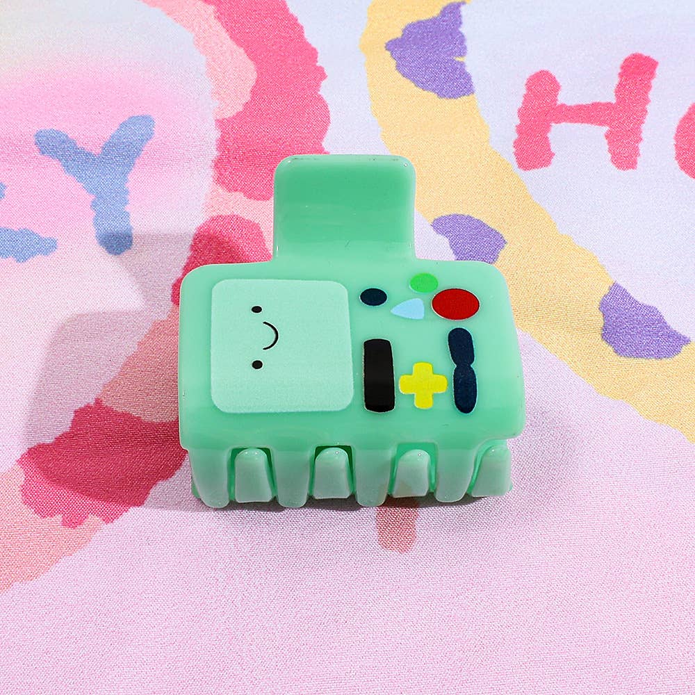 Green Cartoon Character Acrylic Hair Claw