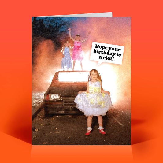Hope Your Birthday Is a Riot Funny Birthday Card