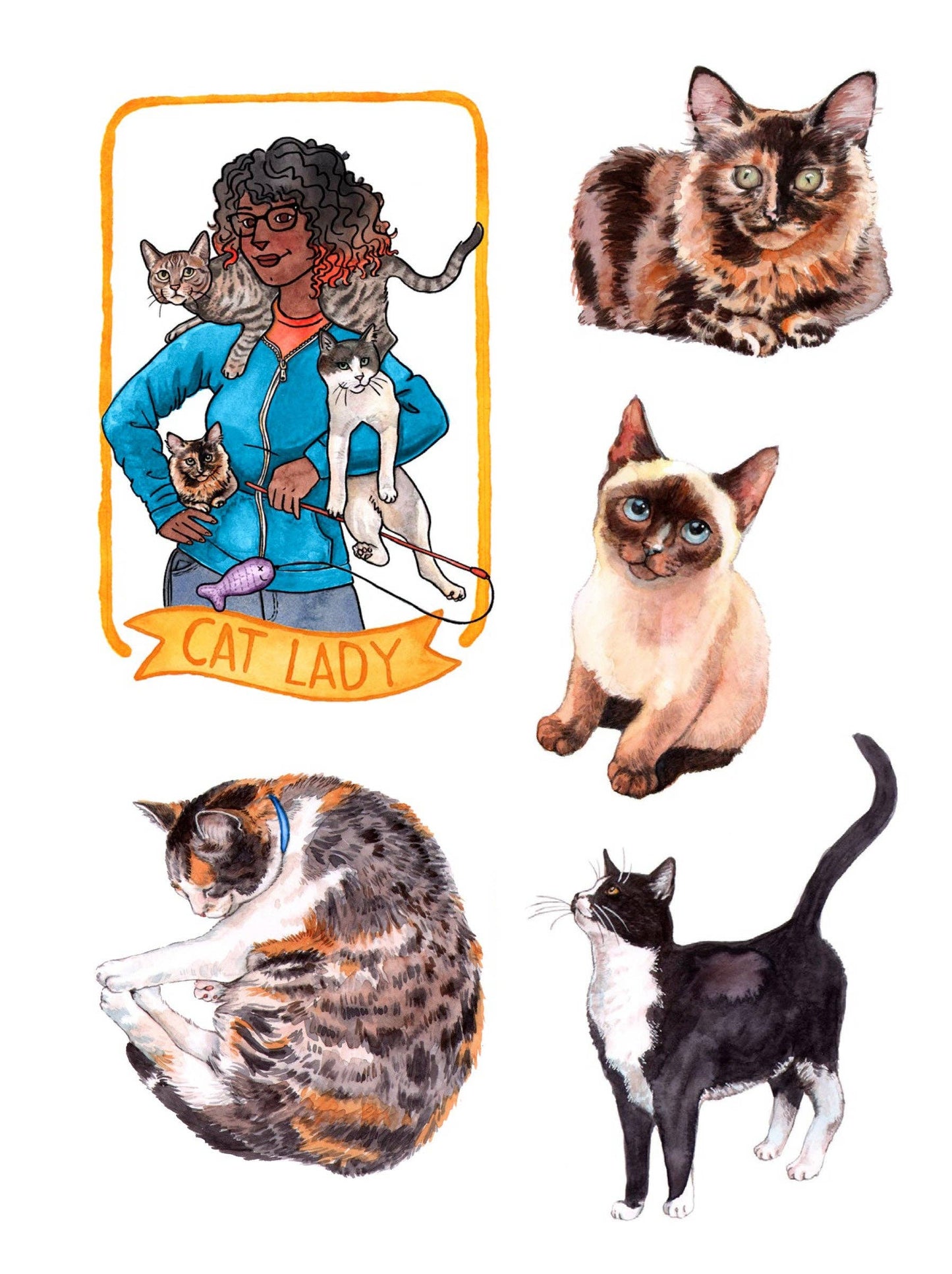 Cat's Meow Sticker Book | 100 Feline Stickers
