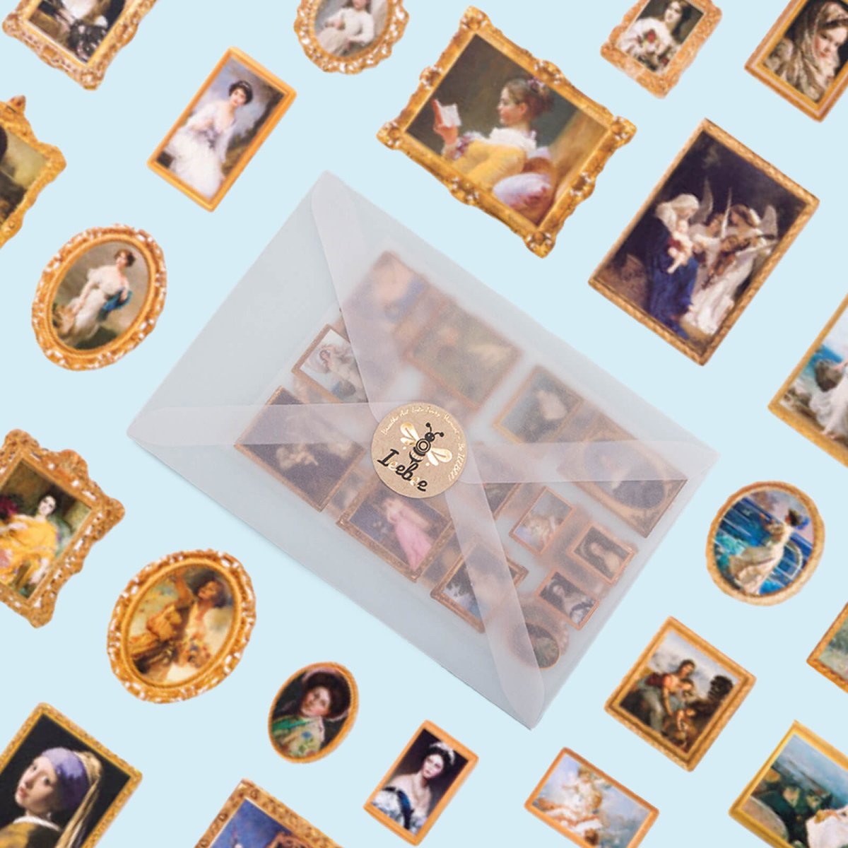 Figures 3D Stereoscopic Stickers | Sticker Sheet
