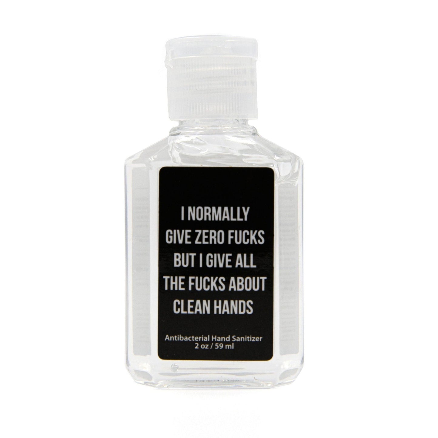 12 Pack of I Normally Give Zero Fucks But I Give All the Fucks About Clean Hands 2 oz Hand Sanitizer | 62% Alcohol Antibacterial