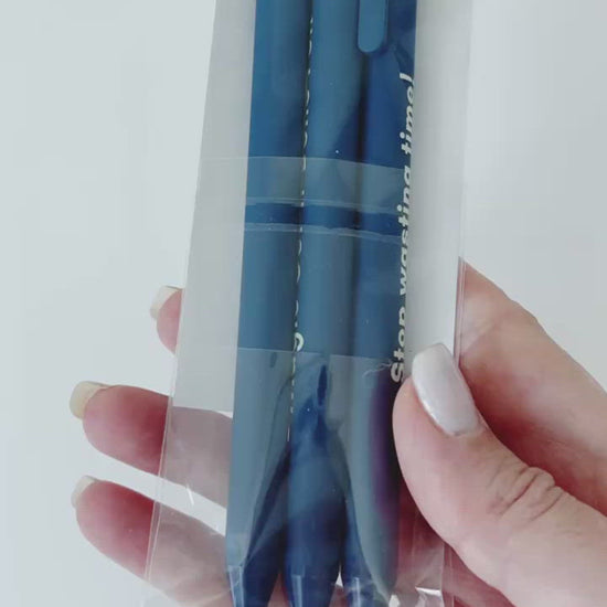 3 Pens in Navy Color Gift Set