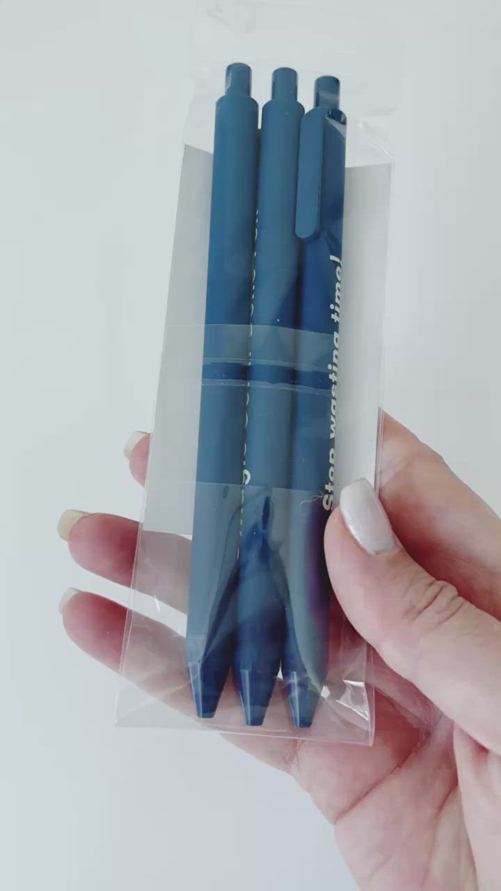 3 Pens in Navy Color Gift Set