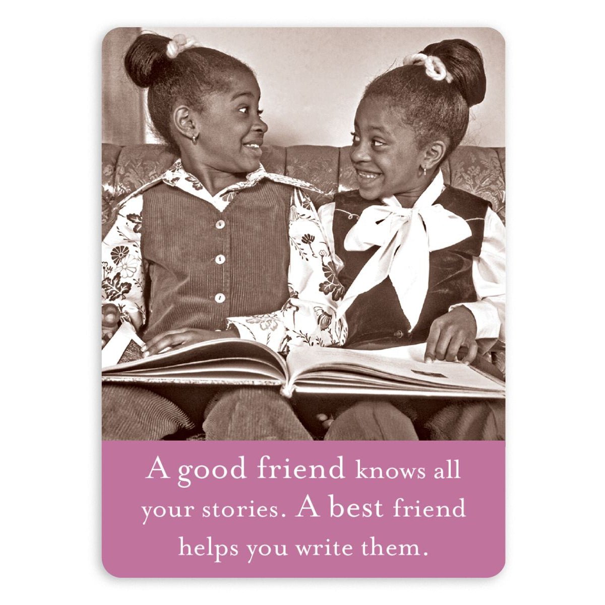 A Best Friend Will Help You Write Them Rectangle Magnet