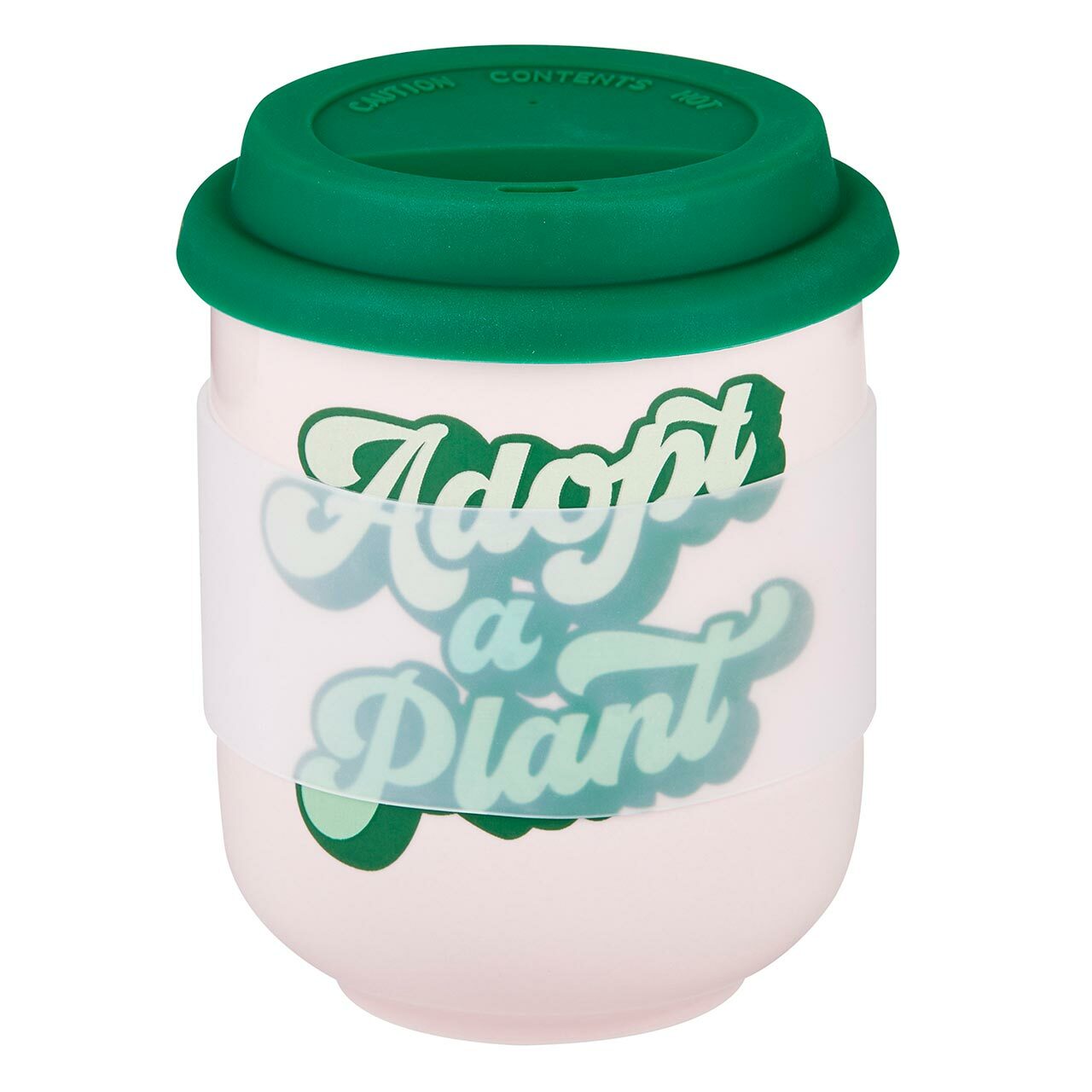 Adopt a Plant Mug and Don't Panic Be Organic Plant Pot Bundle