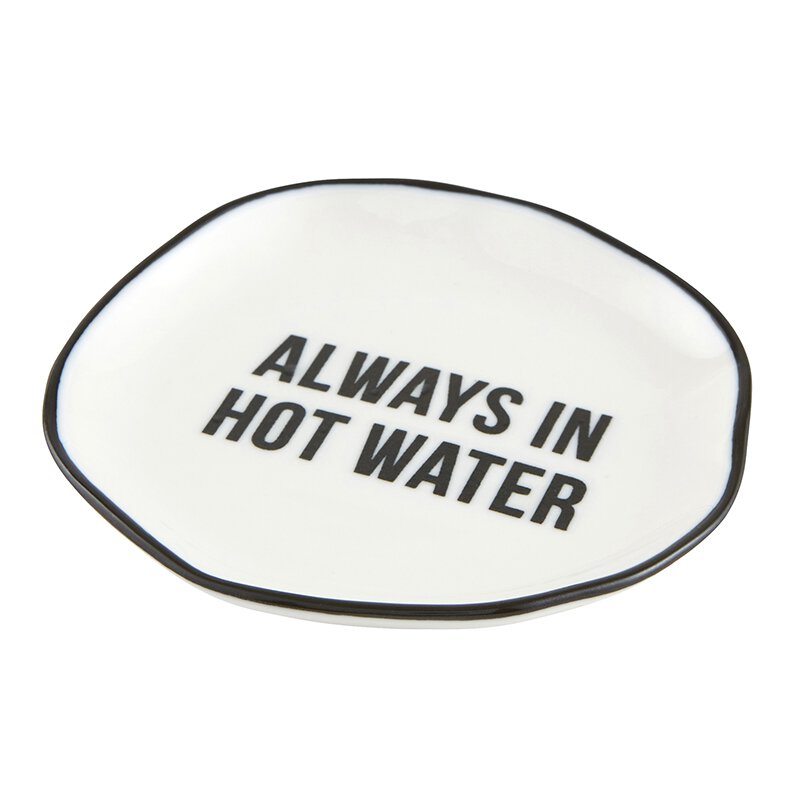 Always in Hot Water Tea Bag Rest | Tea Saucers Tray