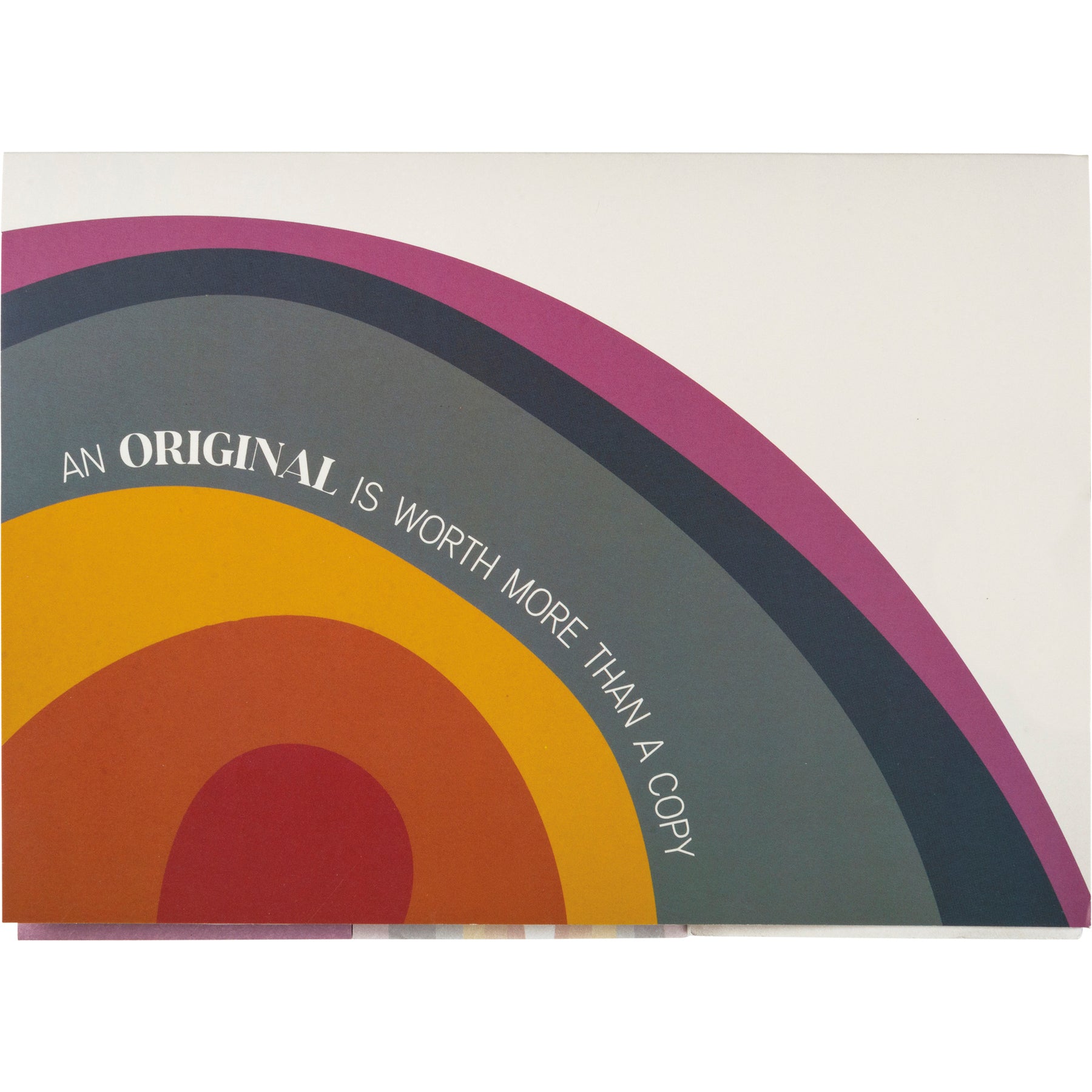 An Original Is Worth More Sticky Notes Folio | 480 Sheets | Rainbow Pride