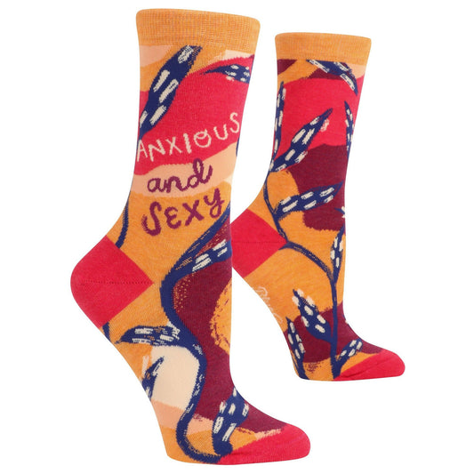 Anxious And Sexy Crew Novelty Socks