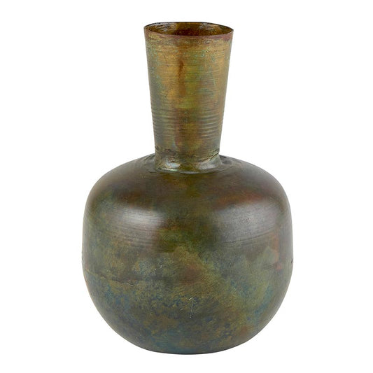 Artistic Vase in Aged Brass | 5.5" High