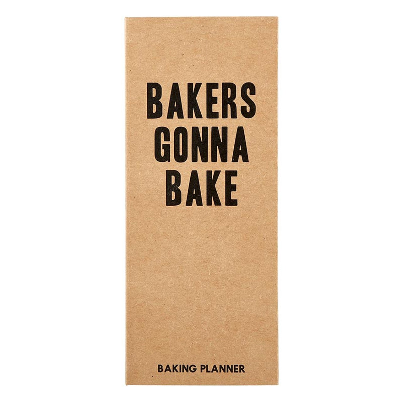 Baker's Gonna Bake Baking Planner | Ingredients Checklist