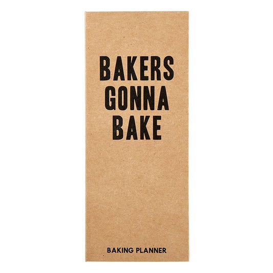 Baker's Gonna Bake Baking Planner | Ingredients Checklist