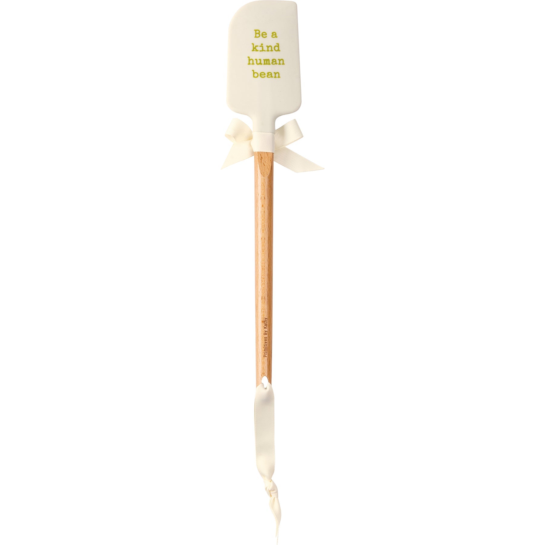 Be A Kind Human Bean Spatula With A Wooden Handle