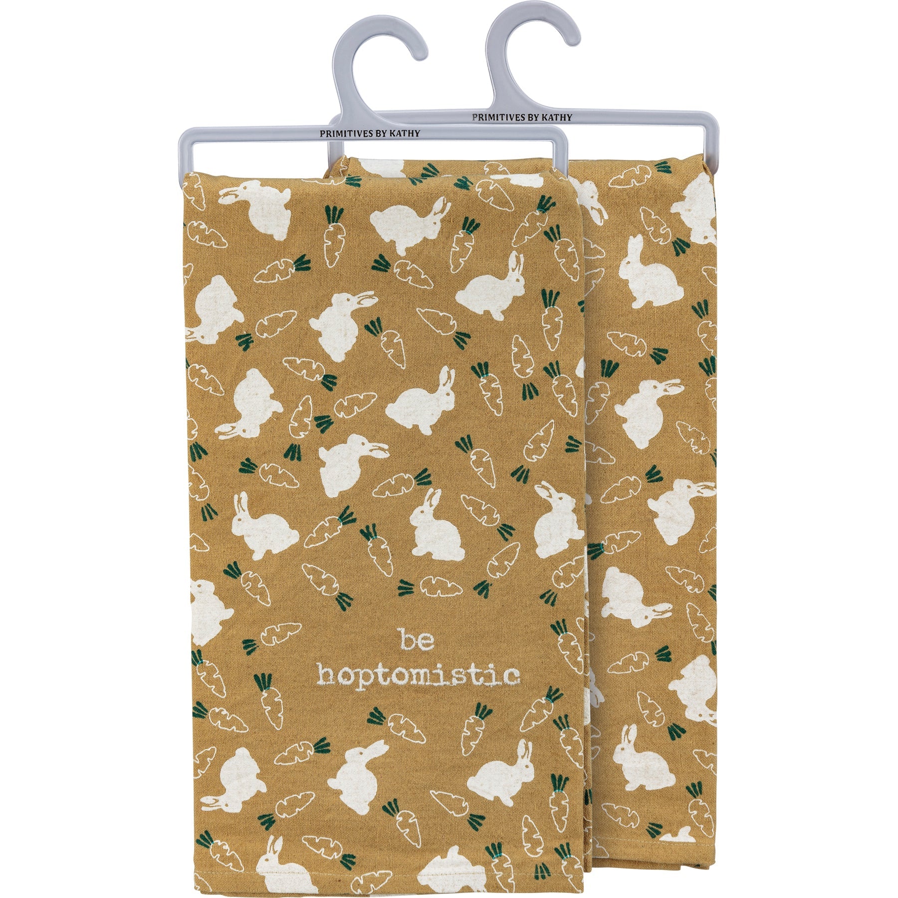 Be Hoptomistic Dish Cloth Towel | Novelty Tea Towel | Cute Kitchen Hand Towel | 20" x 26"
