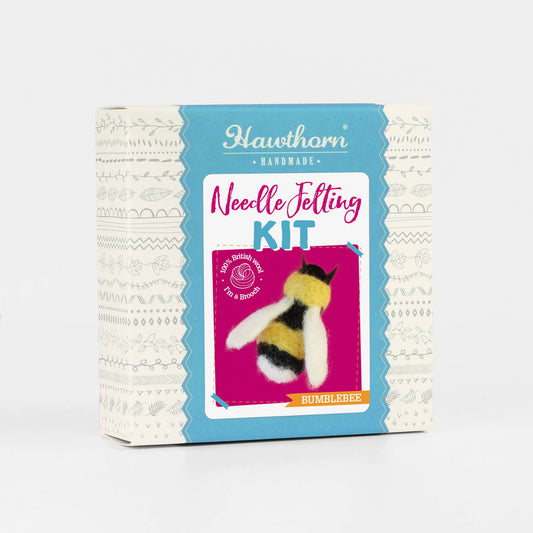 Bee Brooch Modern Craft Felting Kit | Made in the UK