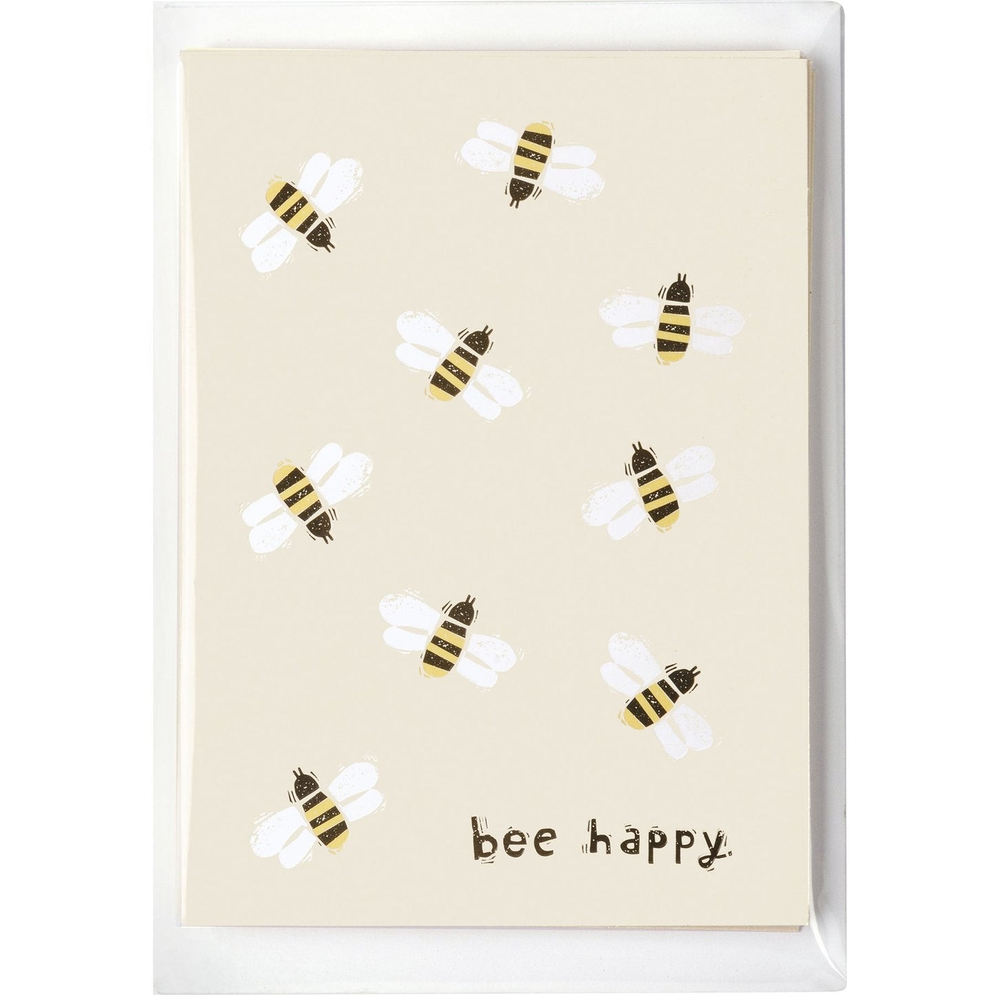 Bee Happy Note Card Set | 8 Cards