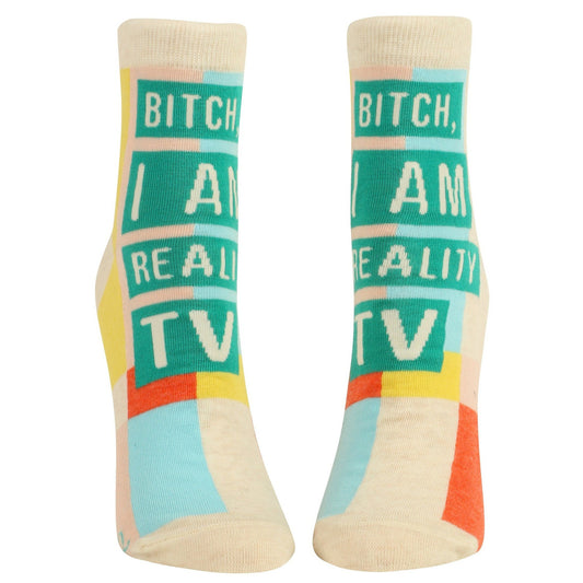 Bitch I Am Reality TV Women's Ankle Socks