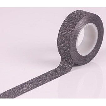 Black Glitter Washi Tape | Gift Wrapping and Craft Tape
