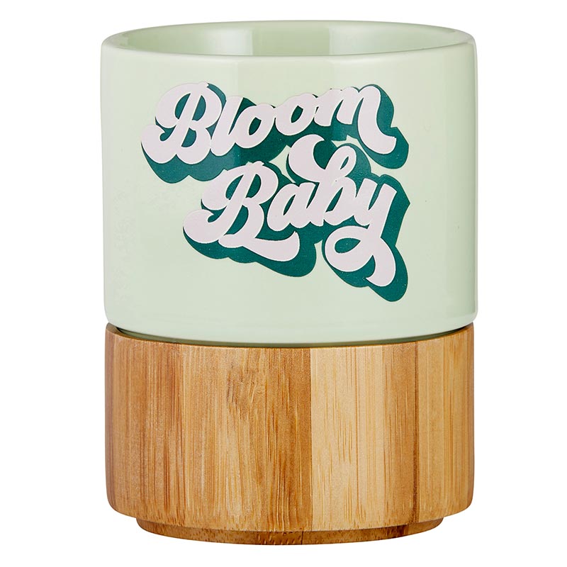 Bloom Baby Petite Ceramic Mug with Bamboo Base