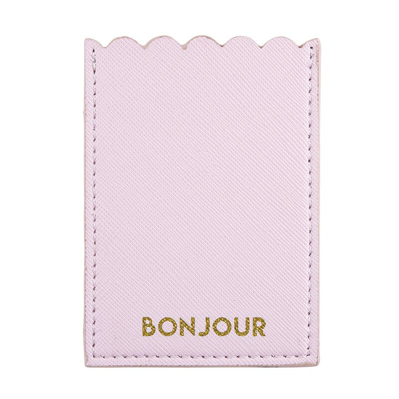 Bonjour Phone Pocket in Pink | Adhesive Pocket 2.5" x 3.5" for Cards or Cash