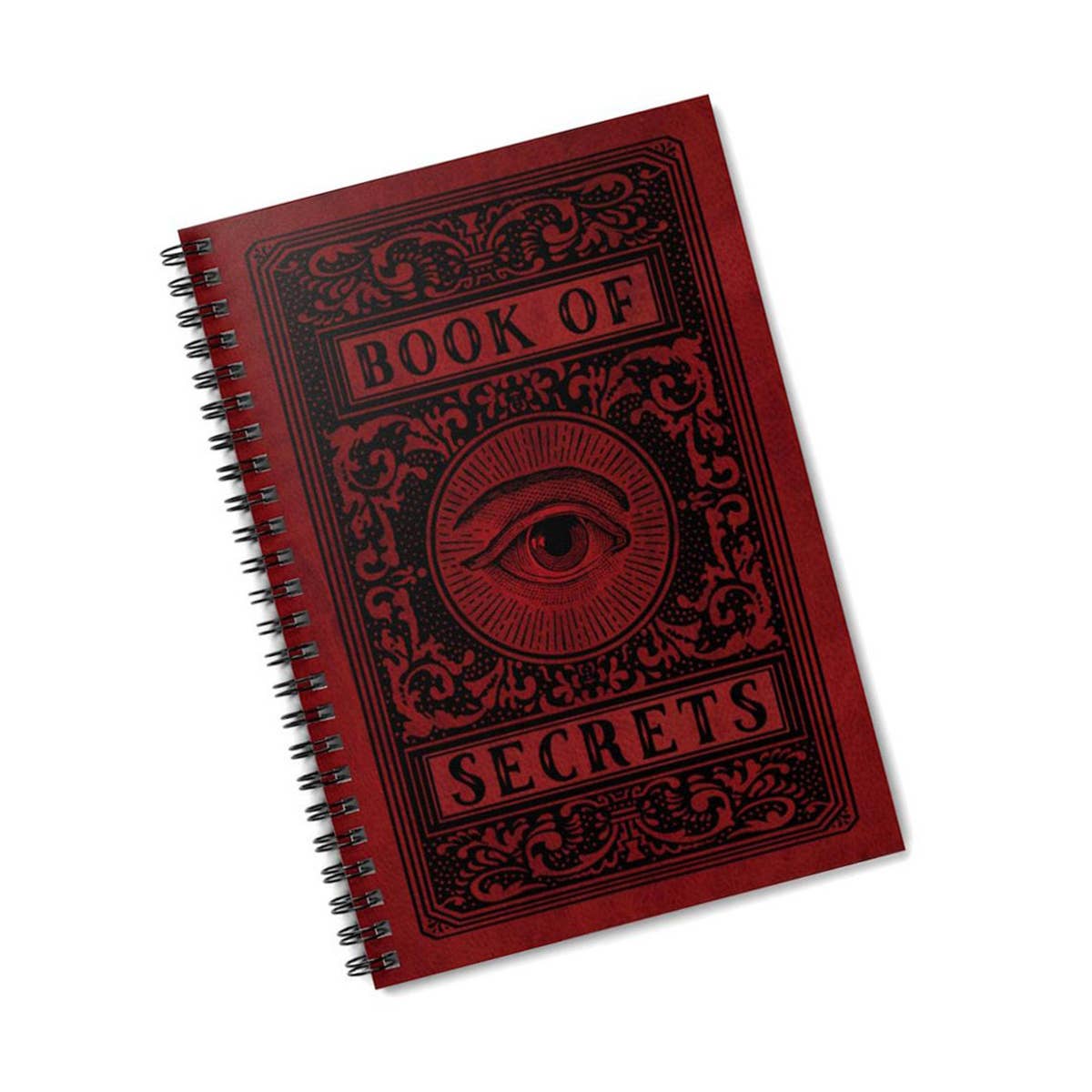 Book of Secrets Spiral Notebook | 8.5" x 6" x 0.6"
