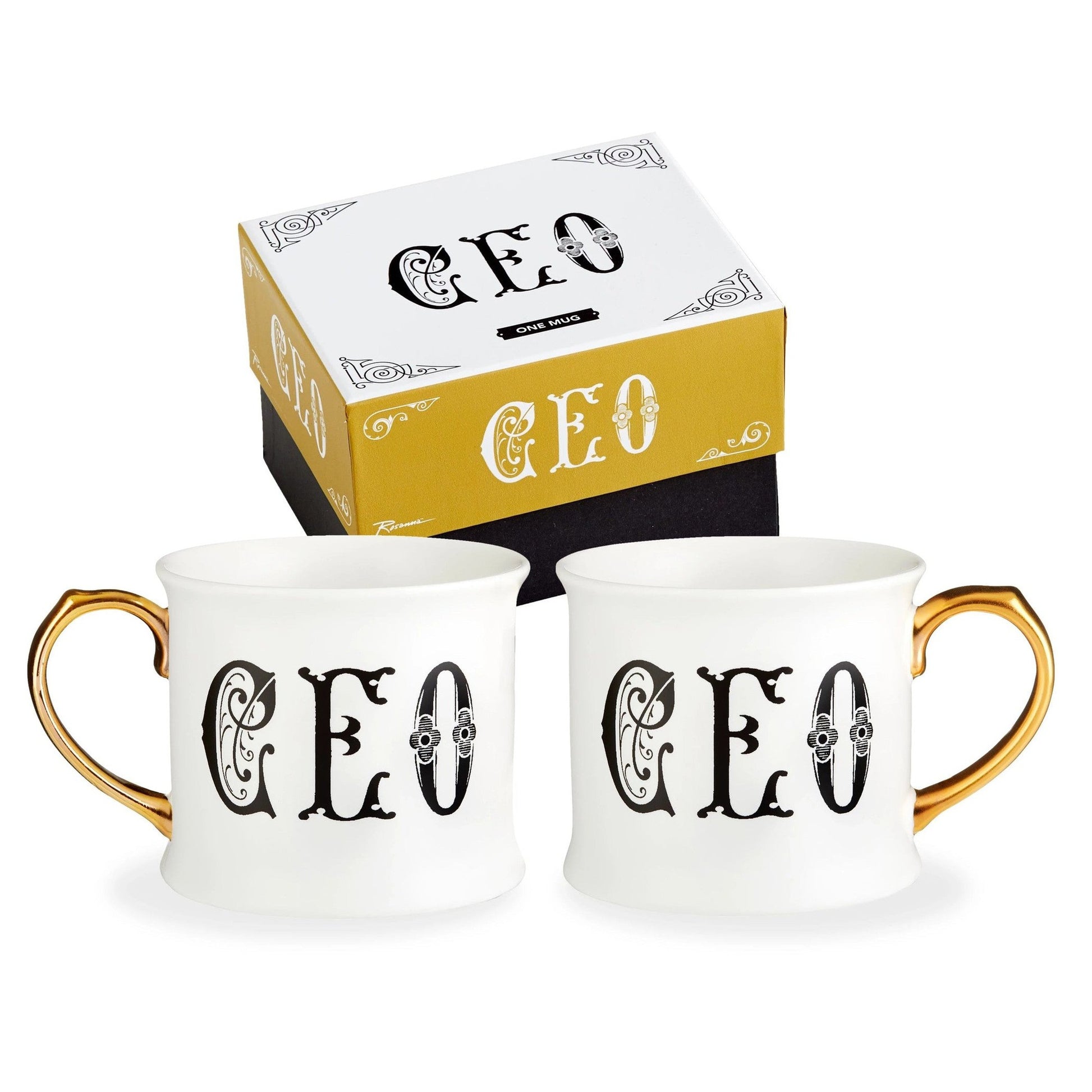 CEO Lithographie Mug in Porcelain with Gilded Handle