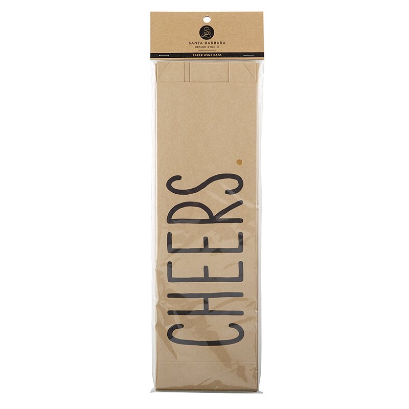 Cheers Assortment Paper Wine Bags | 6 Pieces | For Gifting