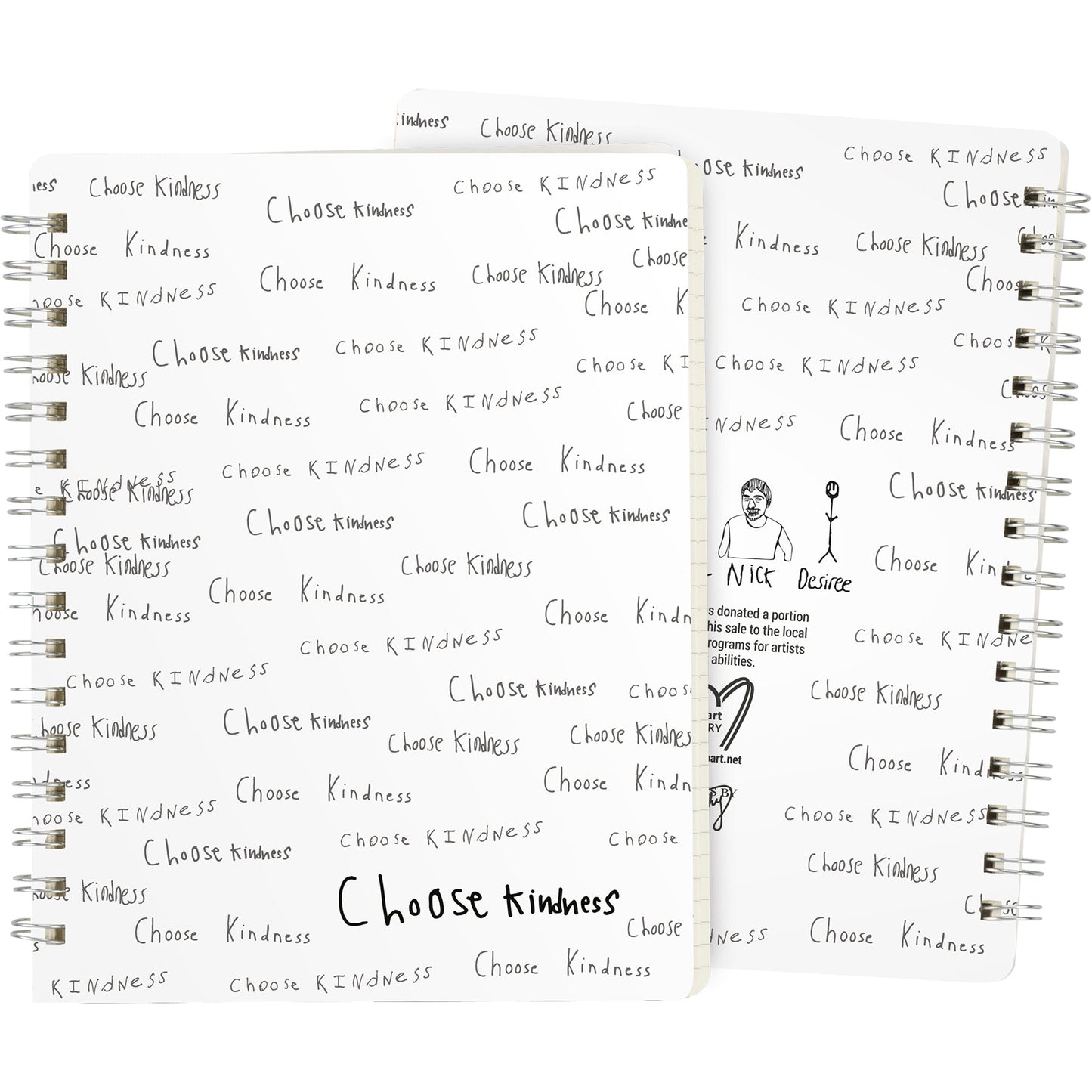 Choose Kindness Spiral Notebook | 5.75" x 7.50" | 120 Lined Pages
