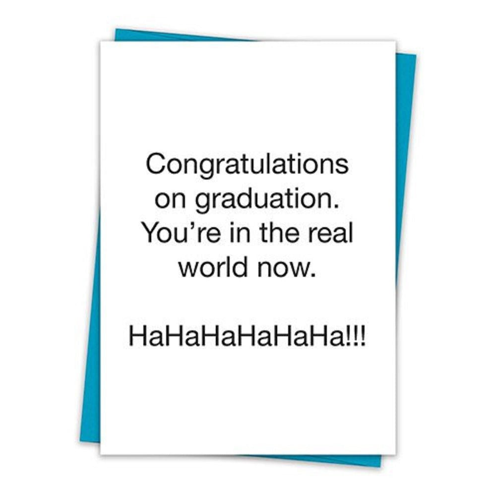 Congratulations on Graduation Greeting Card with Teal Envelope