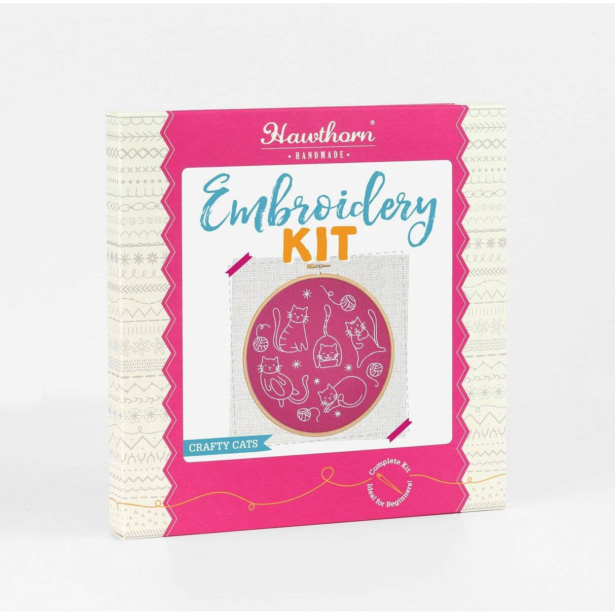 Crafty Cats Embroidery Kit | Made in the UK