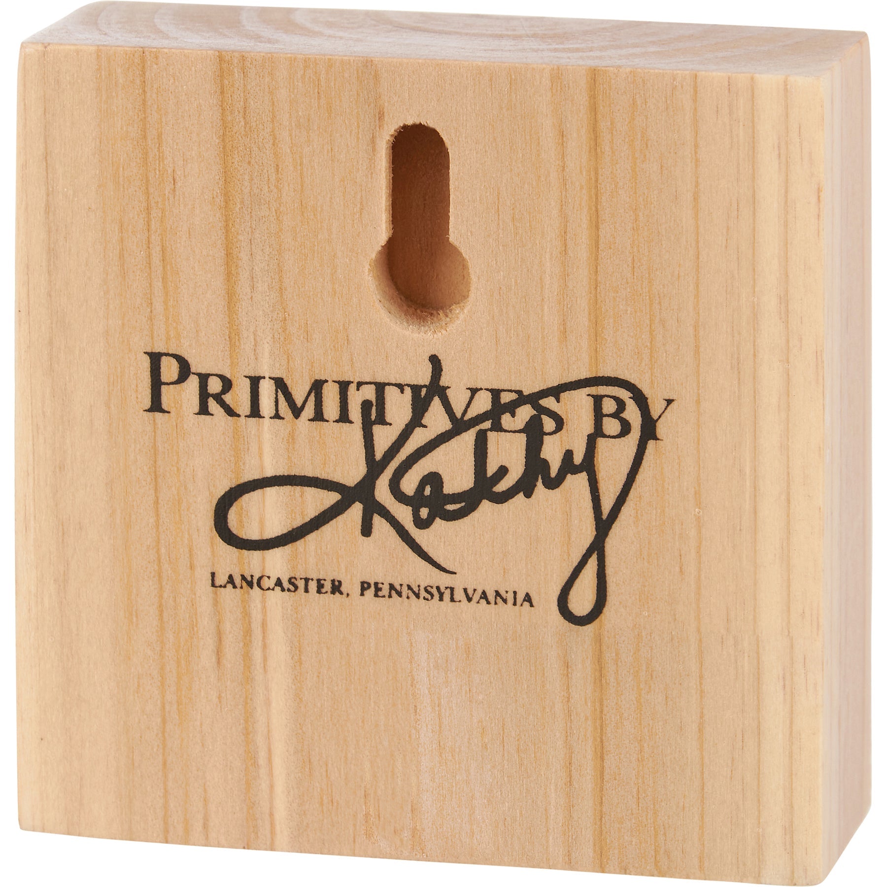 Crazy Love Block Sign | Pre-drilled Keyhole | 3" x 3"