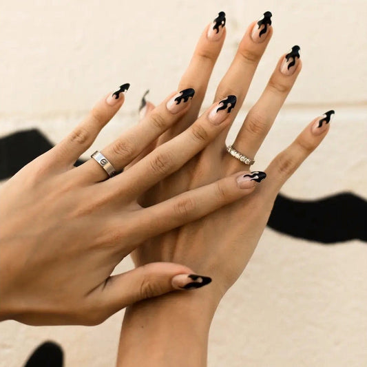 Crystal Flame Nailz | Press On Nail Kit Includes 24 Nails