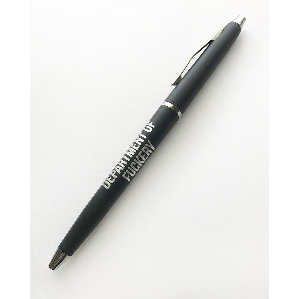 Swear Like a Fatherfucking Lady Pen Set | 5 Sweary Gel Pens | Metallic  Barrel Profanity Rude Pens