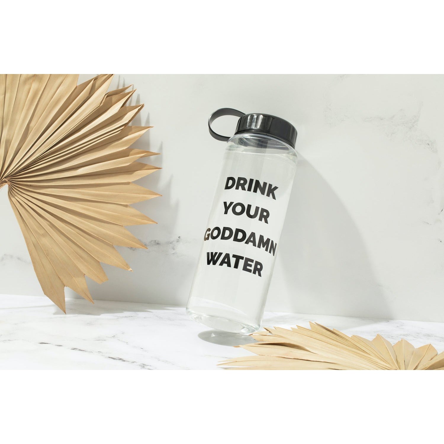 Drink Your Goddamn Water Large 32 Oz. Water Bottle – The Bullish Store