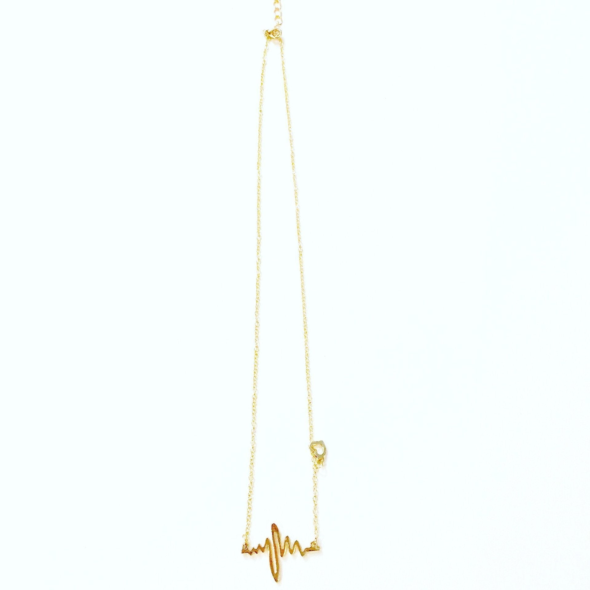 Every Heartbeat Necklace in Gold