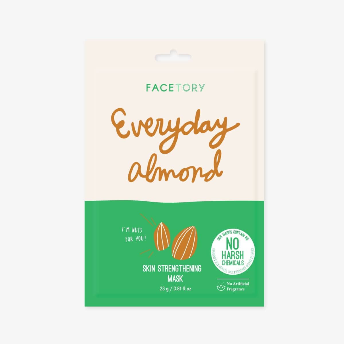 Everyday Almond Skin Strengthening Sheet Mask | Skin Care Sheet Mask | Made in South Korea