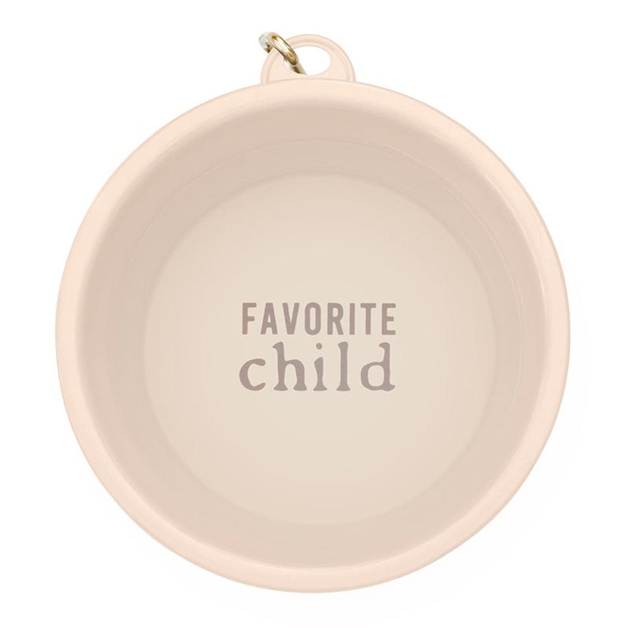 Favorite Child Large Collapsible Pet Bowl | Portable Silicone Bowl