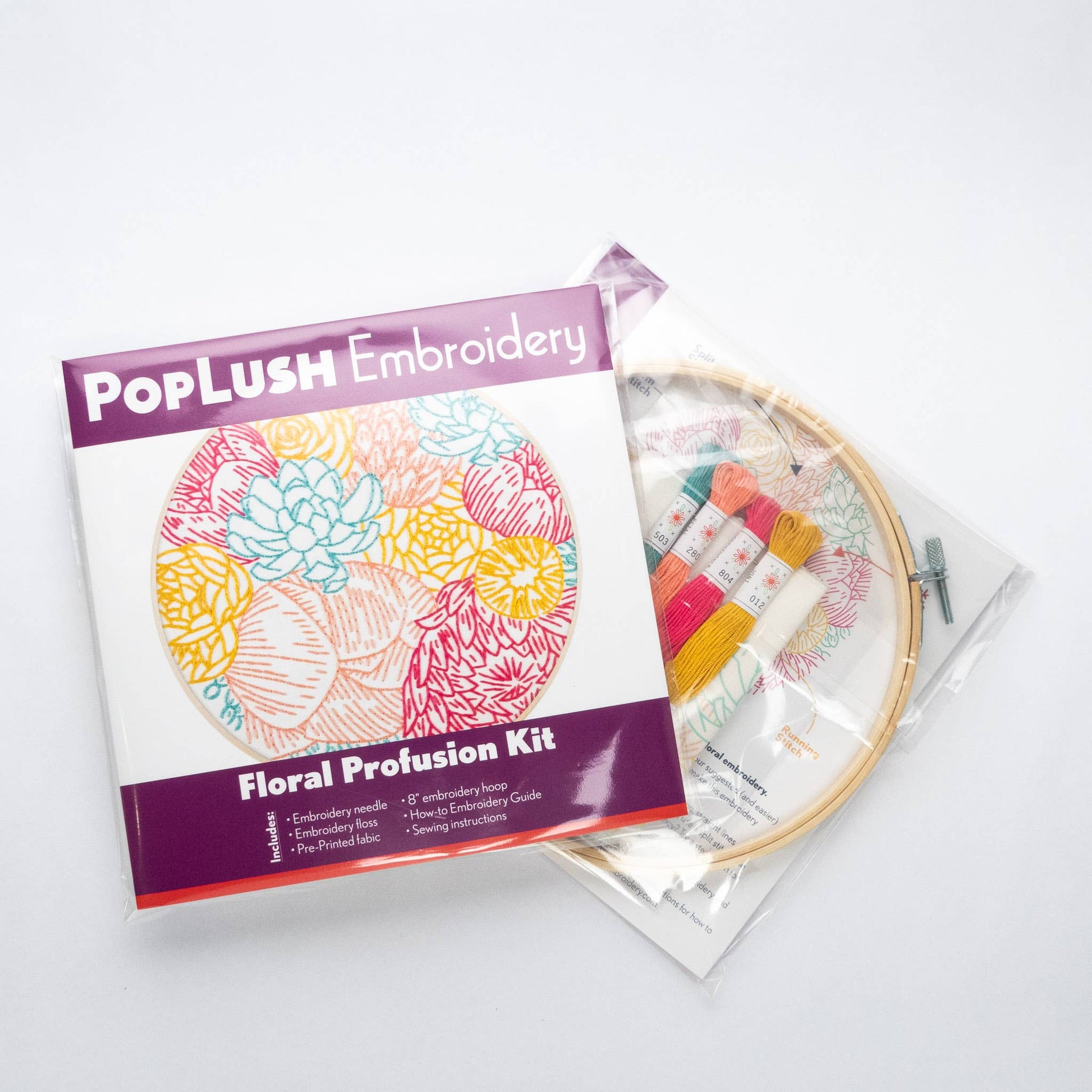 Floral Profusion 8" Embroidery Kit