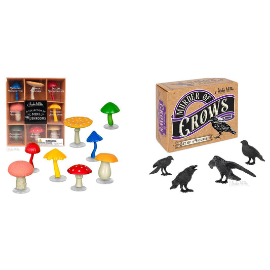 Forestcore Crows and Mushrooms Bundle