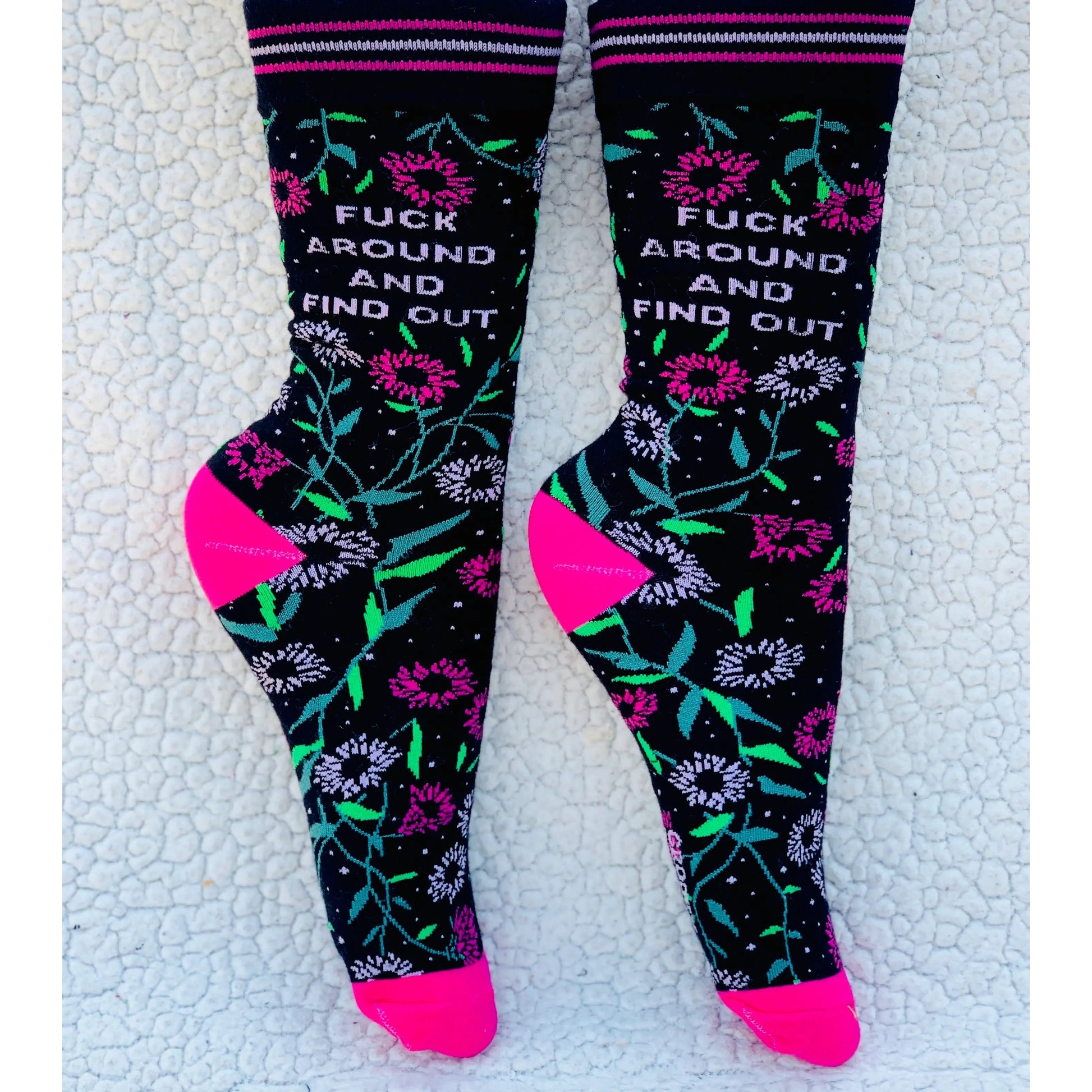Fuck Around and Find Out Crew Socks