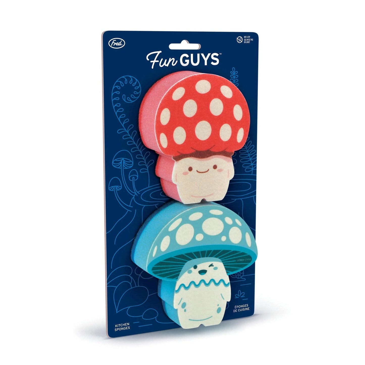 Fun Guys Mushroom Kitchen Sponges | Set of 2