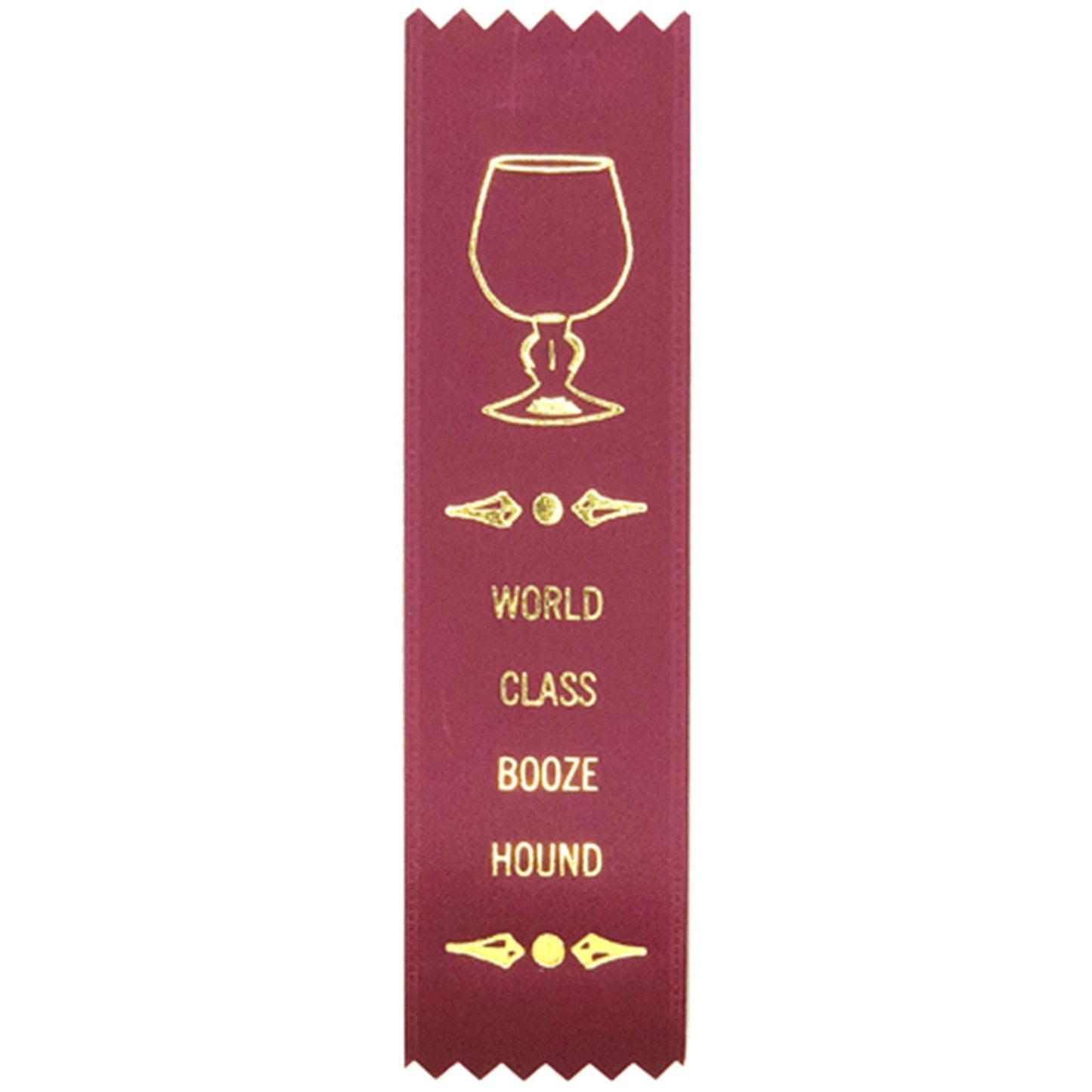 Booze Hound Prize Award Ribbon on Gift Card