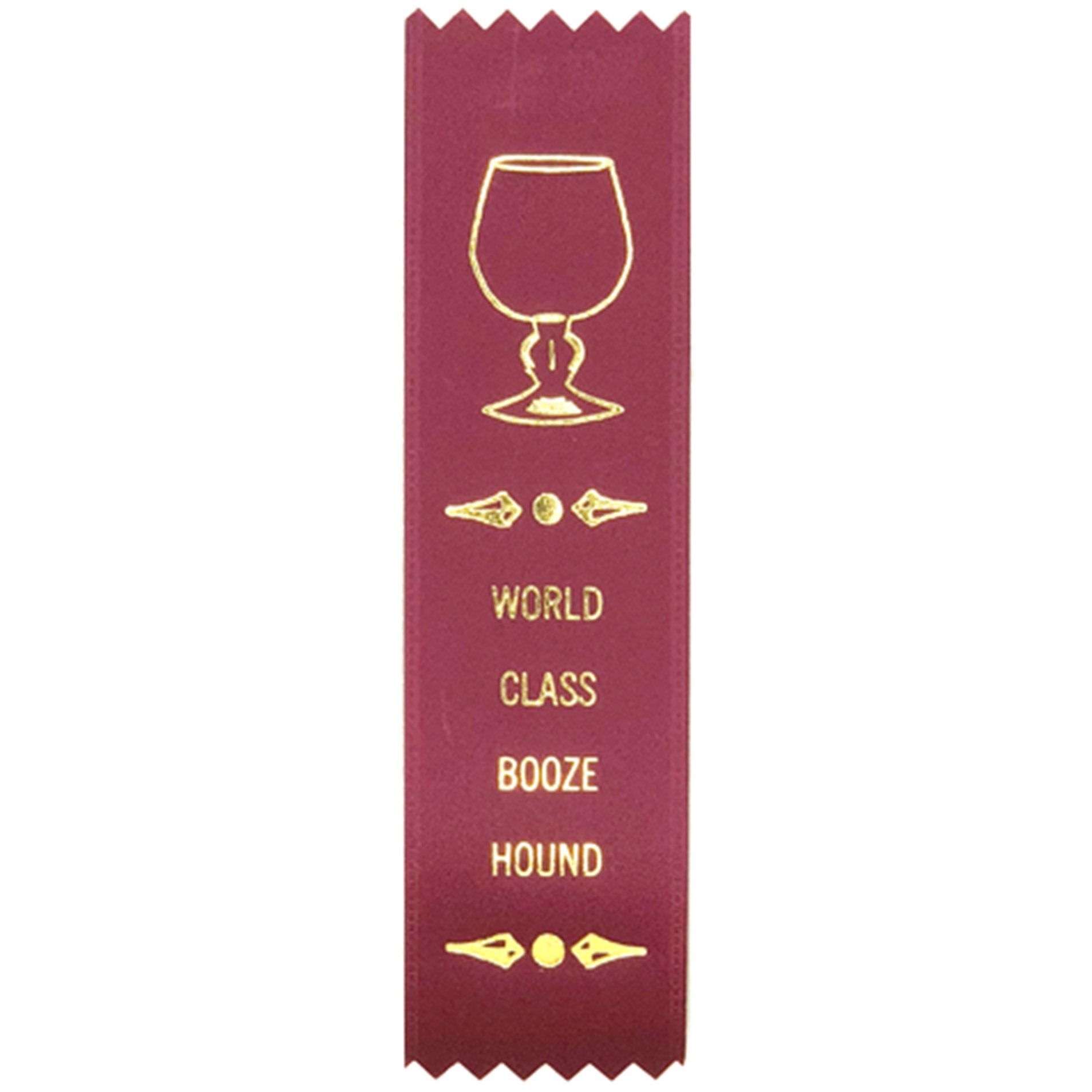 Booze Hound Prize Award Ribbon on Gift Card
