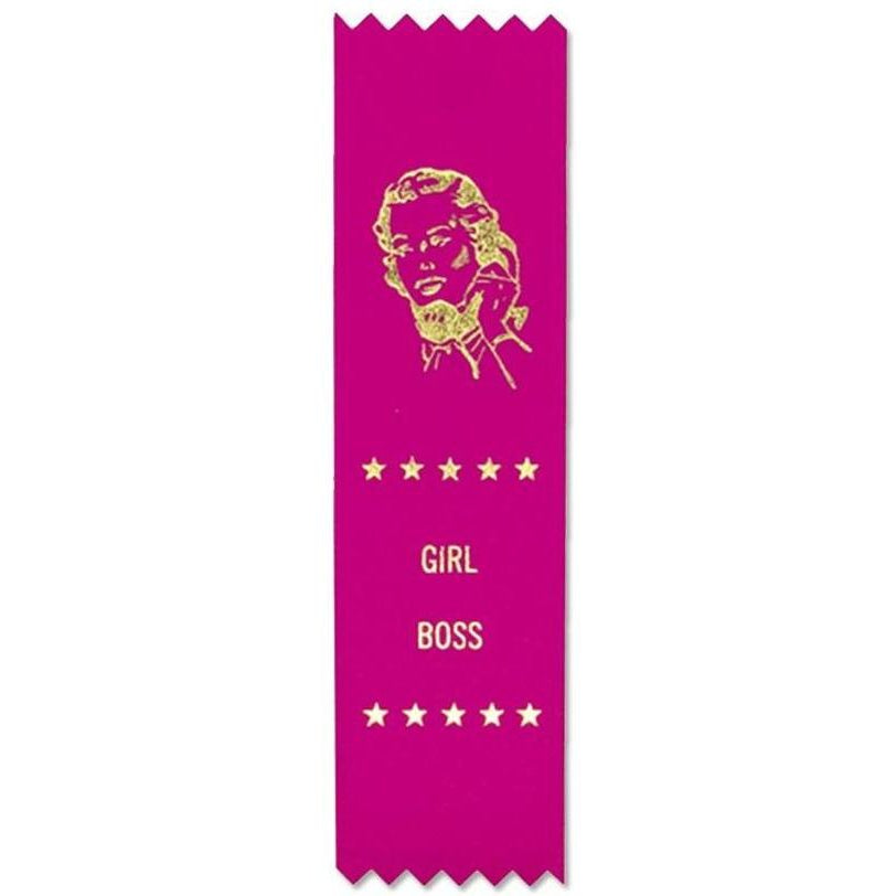 Girl Boss Adulting Award Ribbon on Gift Card
