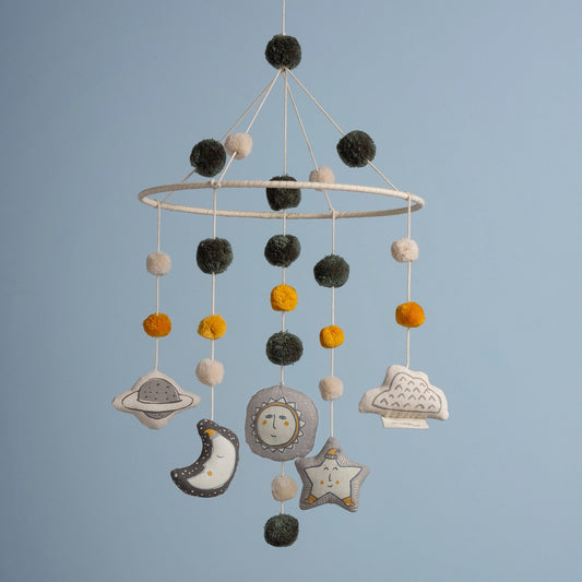 Galaxy Baby Crib Hanging Mobile | Nursery Room